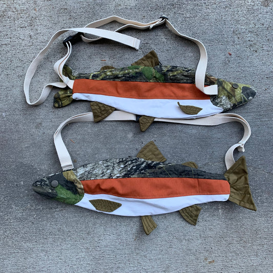 Rainbow Trout Crossbody Bag: Camo