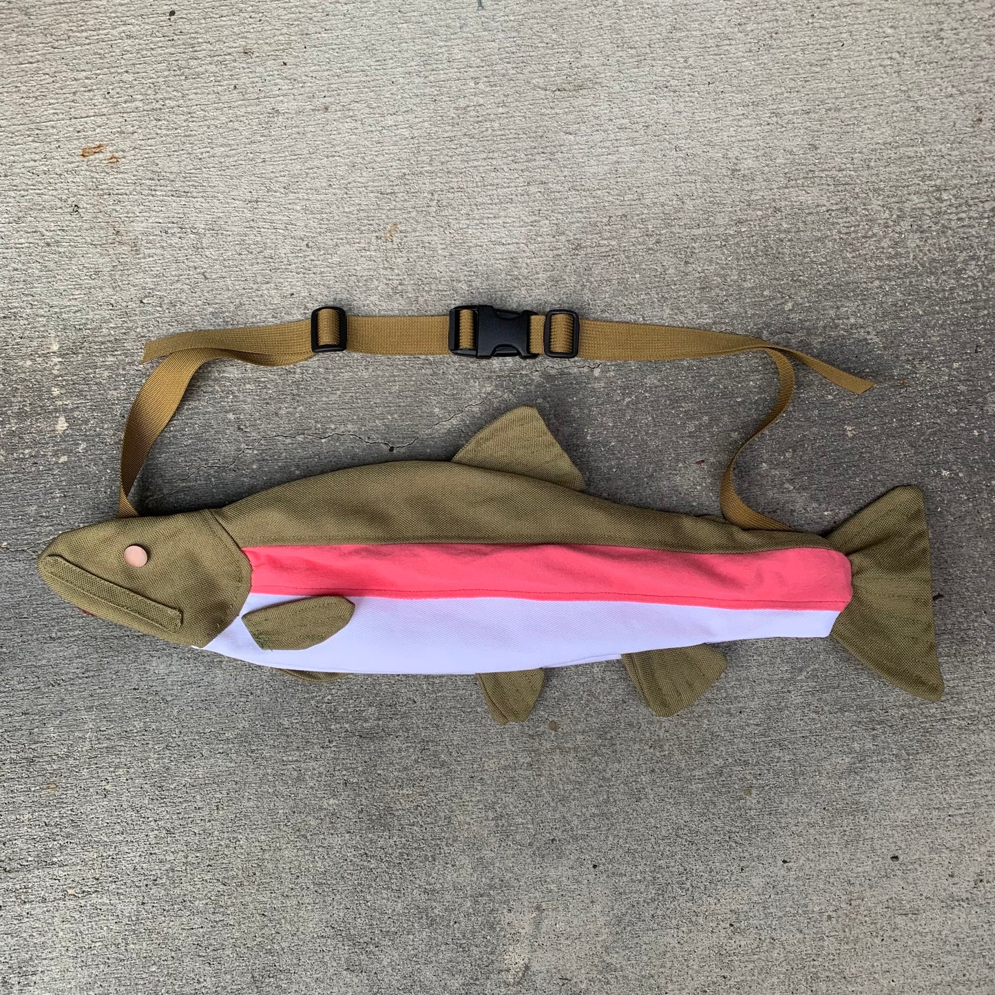 Rainbow Trout Fish Bag Pattern